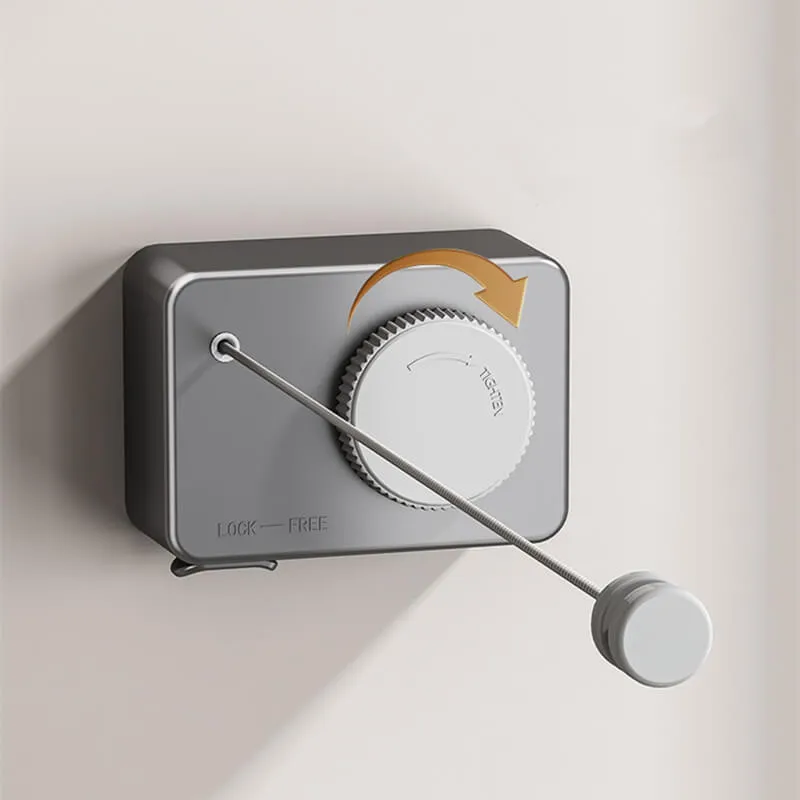 🔥Hot Sale  Drill-Free Invisible Adjustable Clothesline